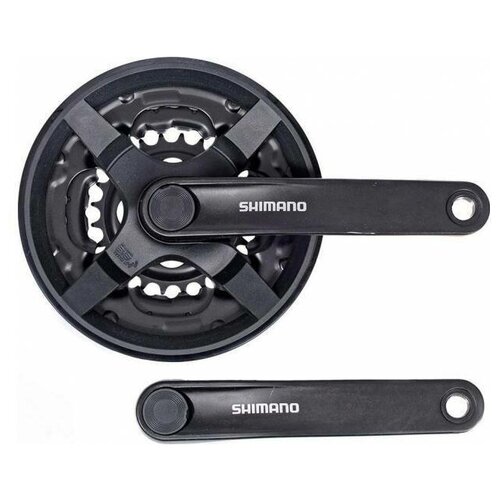 Система TOURNEY AFCTY301E244CL 2-8058 6-8ск. 42/34/24 175мм с защ. черная SHIMANO