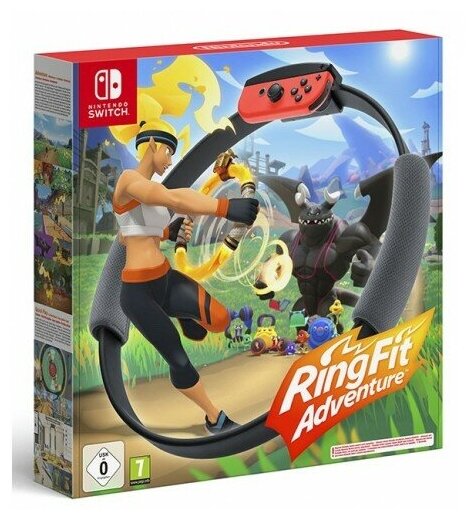 Контроллер Nintendo + игра Ring Fit Adventure + ремень