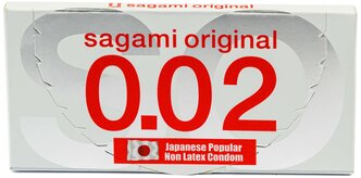 Презервативы Sagami Original 0.02, 2 шт.