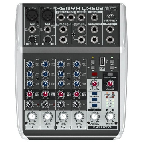 фото Микшерный пульт behringer qx602mp3