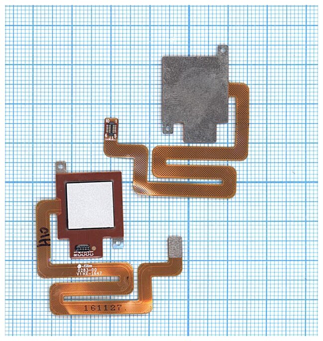 Шлейф со сканером отпечатка пальца для Xiaomi Redmi 4 белый
