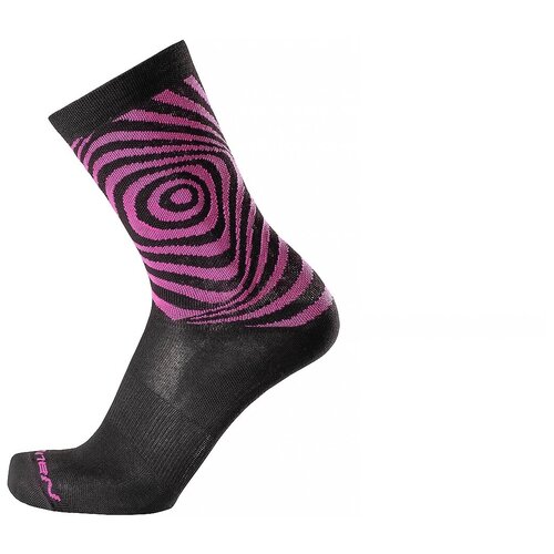 Носки Nalini, черный, розовый носки nalini размер l xl розовый черный