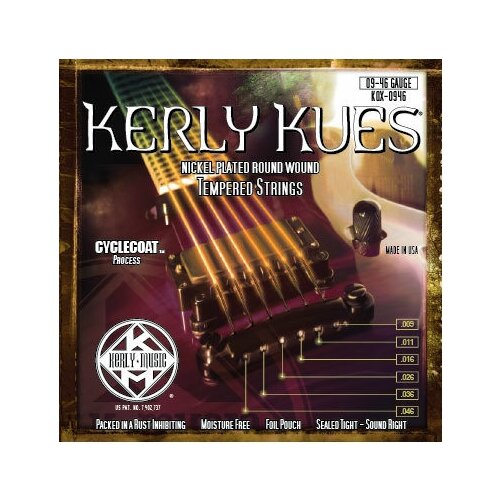 Струны для электрогитары Kerly Music KQX-0946 Kues Nickel Plated Steel Tempered