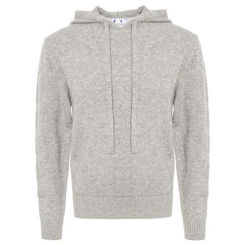 фото Худи off-white omha097f20kni0010900 серый m