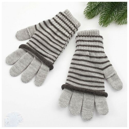 Перчатки СНЕЖАНЬ, размер 18, серый перчатки снежань размер 7 серый