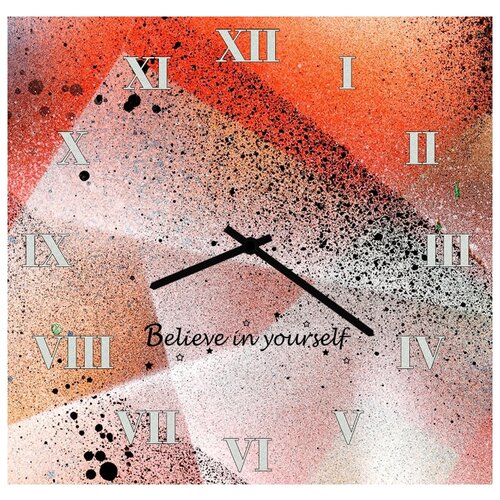 фото Svs настенные часы svs 3003059 believe in yourself