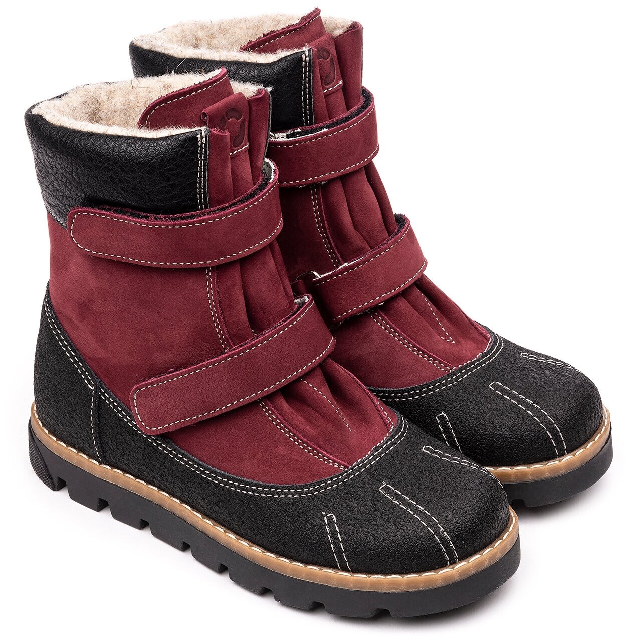 Ботинки Tapiboo размер 27 бордовый