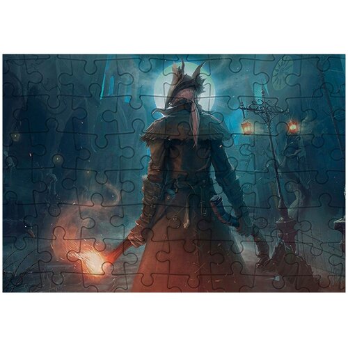 фото Пазл детский магнитный размер а3 38x26 см bloodborne-14 puzzle