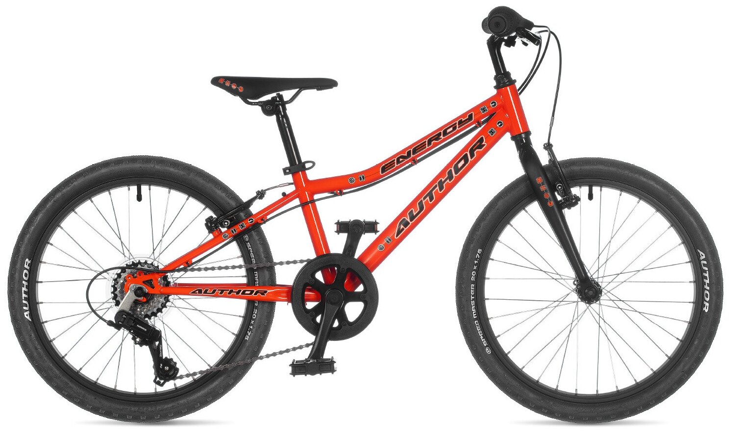 Детский велосипед 20' AUTHOR Energy оранжевый/черный