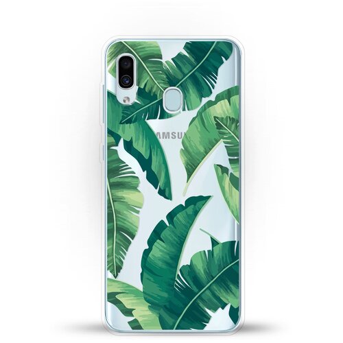 фото Силиконовый чехол пальма на samsung galaxy a20 andy & paul