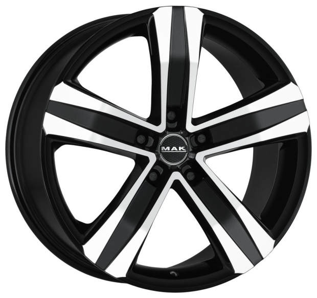 Колесный диск MAK Stone 5 3 7,0/R17 5*160 ET60 d65,1 Black Mirror
