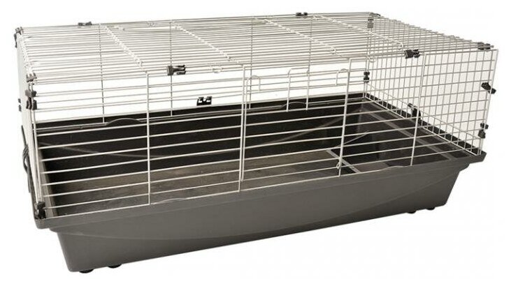 DUVO+ Клетка для кроликов и морских свинок, 100х54.5х41.5см (Бельгия) - фото №1
