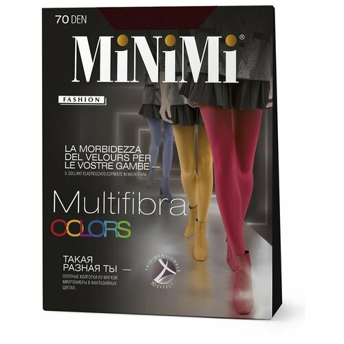 фото Колготки minimi multifibra colors, 70 den, размер 5, коричневый, хаки