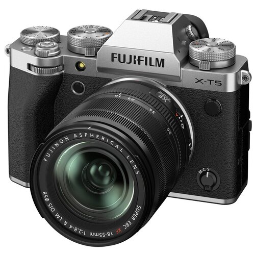 Беззеркальный фотоаппарат Fujifilm X-T5 Kit XF 18-55mm серебристый беззеркальный фотоаппарат fujifilm x h2s body