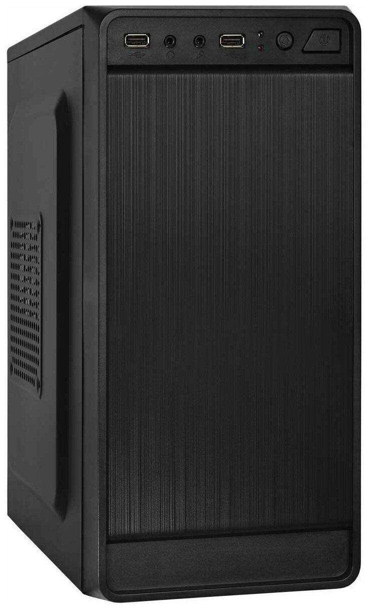 Корпус Exegate EX283124RUS Minitower ExeGate BAA-108 Black, mATX, , 2*USB, Audio