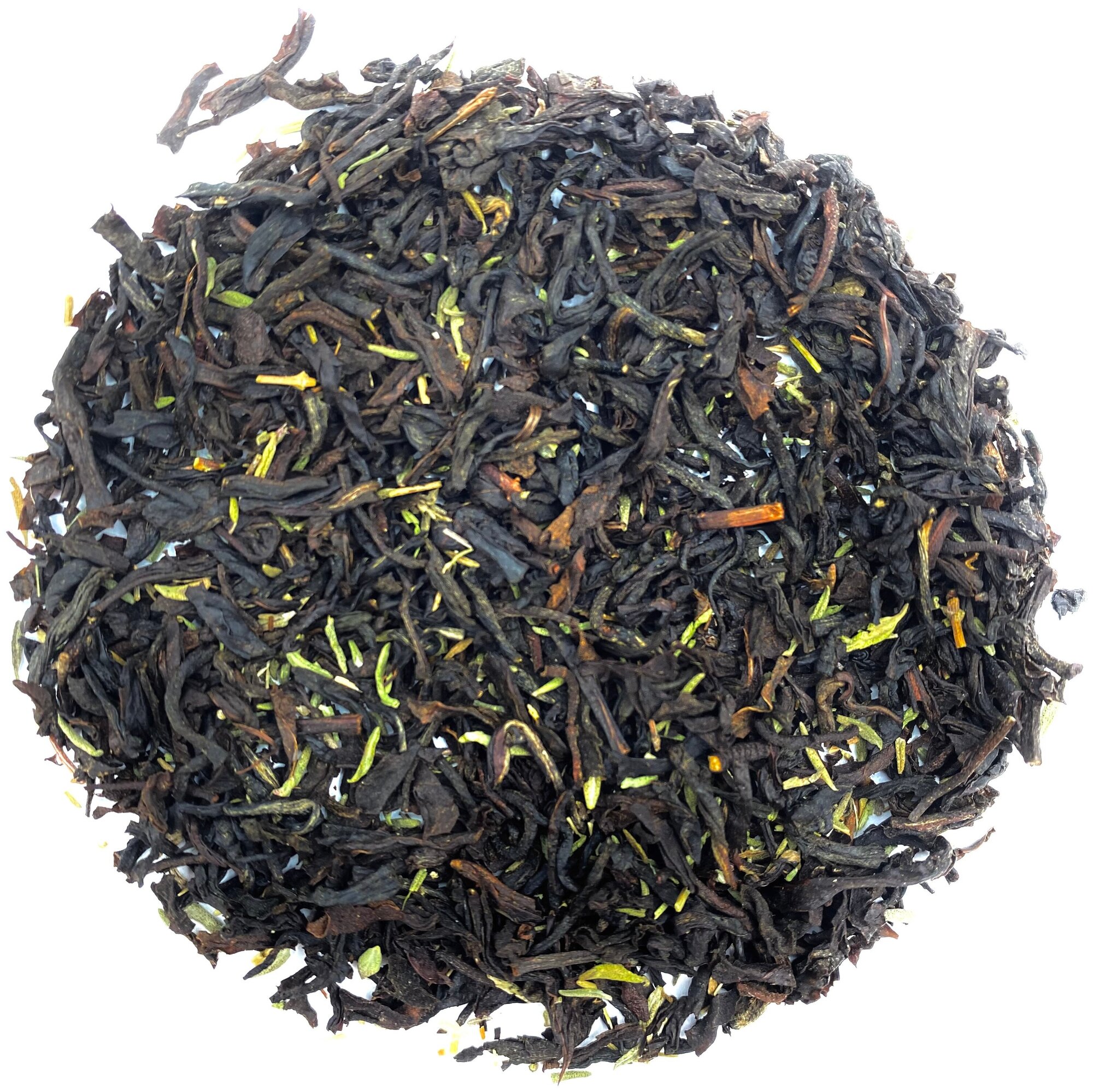 Черный чай Ассам с чабрецом Премиум, Чайная Кружка, 100 гр