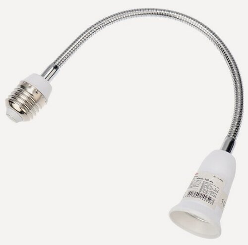 Изображение товара Переходник Rexant Е27-Е27 гибкий 300 мм