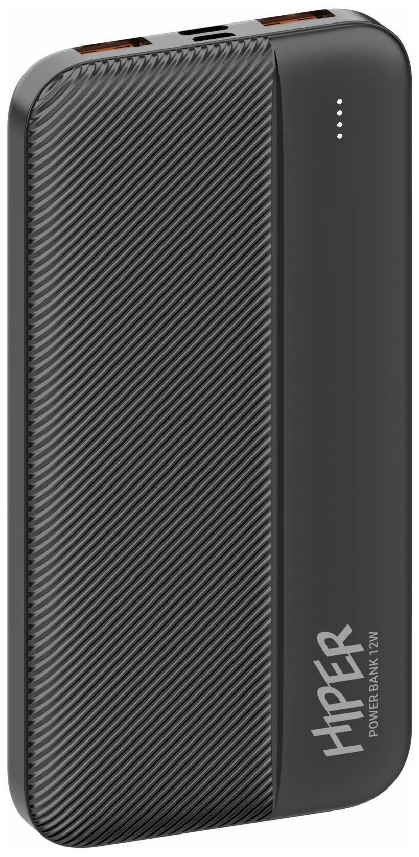 Внешний аккумулятор Hiper SM10000 10000mAh 2.1A 2xUSB черный (SM10000 BLACK)