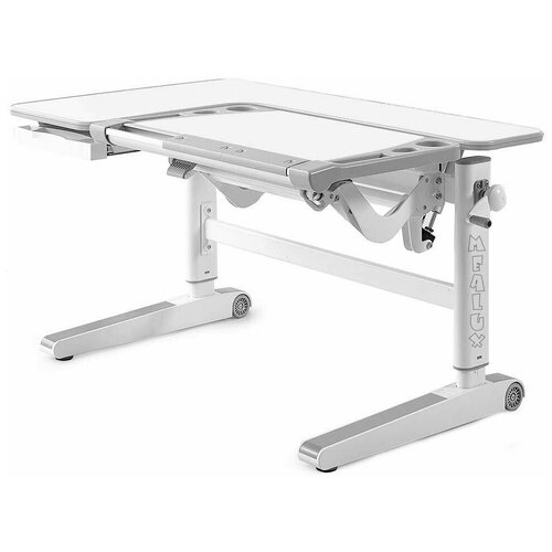 фото Детский стол mealux kingwood серый - белый