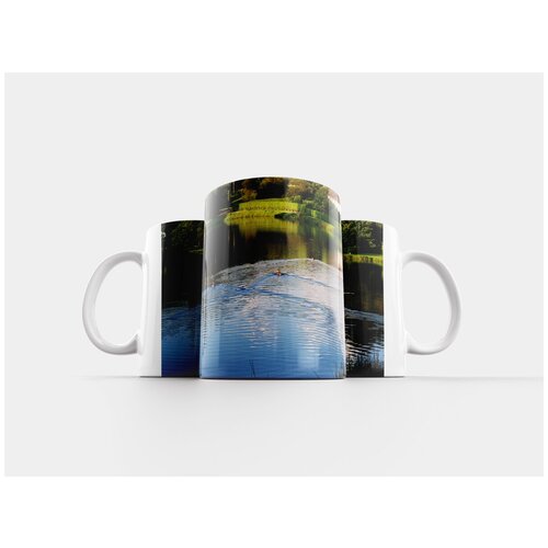 фото Кружка "озеро, утка, воды" 320 мл lotsprints