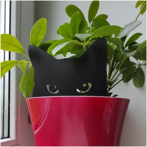 Фигурка для сада Хитрый кот, декор для горшка