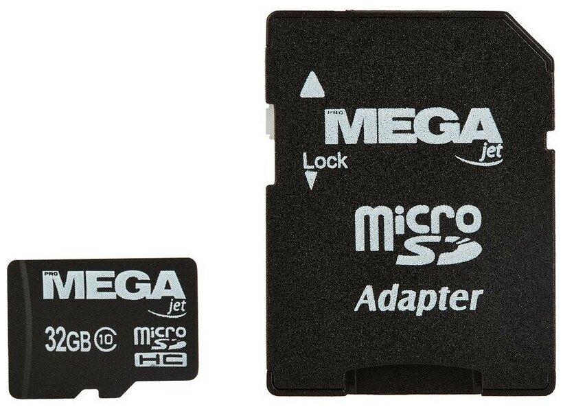 Карта памяти ProMega jet microSDHC UHS-I Cl10 +ад, PJ-MC-32GB