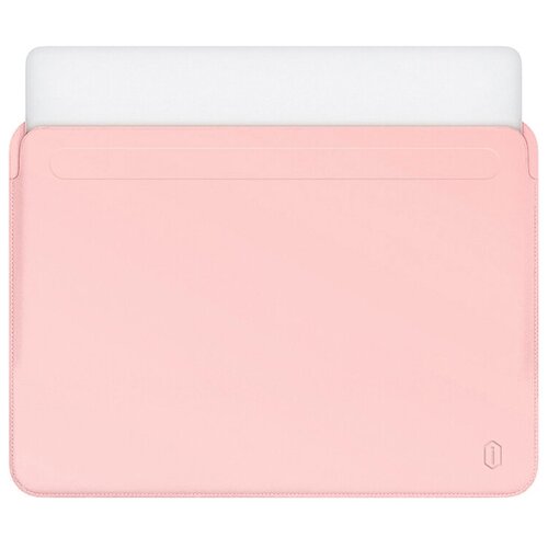 Чехол конверт WIWU Skin Pro 2 Leather для MacBook Pro 13 розовый