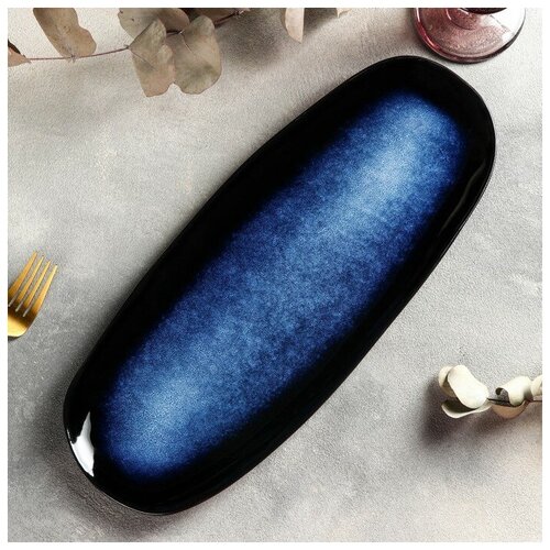 Блюдо прямоугольное 36,5x15 см Sapphire Cosy  & Trendy 7183449 .