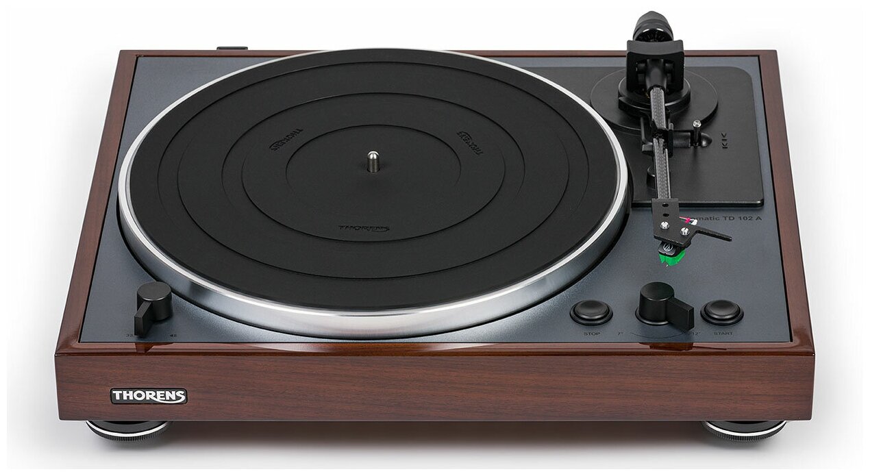 Проигрыватель виниловых дисков Thorens TD 102 A орех лак