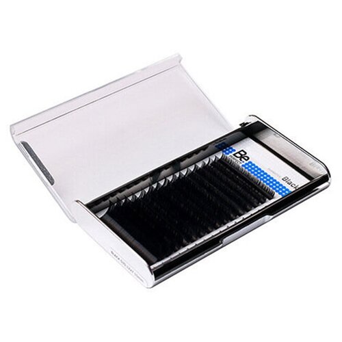 Чёрные ресницы Be Perfect Black 16 линий отдельные длины (CC / 0.10 / 14)