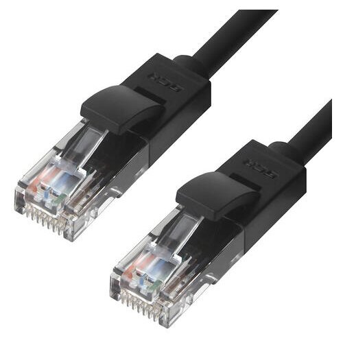 Патч-корд Green Conneсtion GCR-LNC06 RJ45-RJ45, 7.5 м, черный