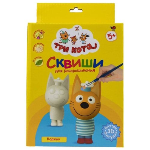 фото 1 toy набор для творчества сквиши декор три кота коржик (т18097)