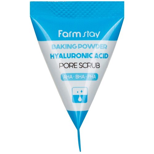 Farmstay скраб для лица Baking Powder Hyaluronic Acid Pore Scrub, 7 г