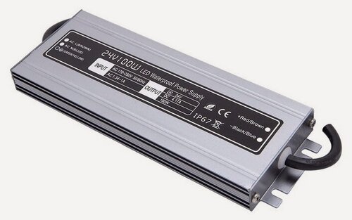 Изображение товара Блок питания для светодиодной ленты для саун и бань SWG MTPW-100-24 (100 W, 24 V, металл, ультратонкий, влагозащищенный, IP 67)