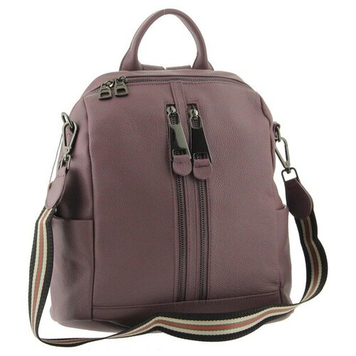 фото Рюкзак кожаный большой сирень lmr 9999-7j lemoor