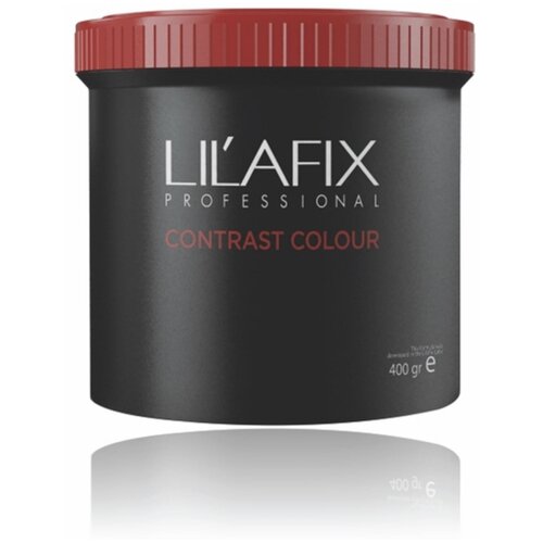 Обесцвечивающая пудра красная CONTRAST COLOUR 400 грамм LILAFIX PROFESSIONAL