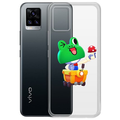 фото Чехол-накладка clear case brawl stars-леонард карл для vivo v20 krutoff group