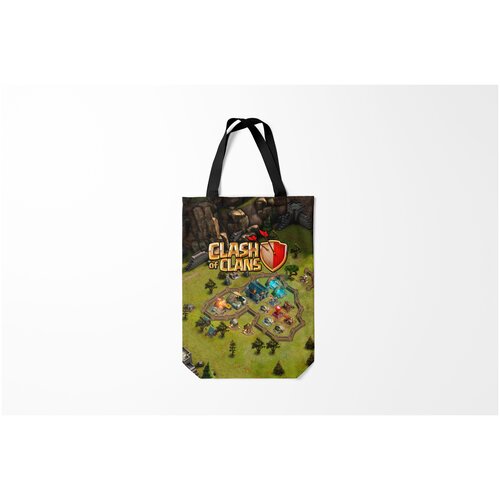 фото Сумка-шоппер / 31х42 см / геймерам / clash of clans/royale clans burnettie