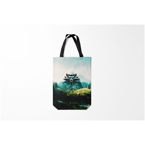 фото Сумка-шоппер / 31х42 см / геймерам / the witcher ведьмак burnettie