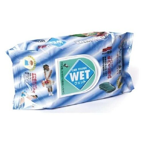 фото Салфетки влажные универсальные soft99 wet tissue, 80шт. soft99 арт. 04126