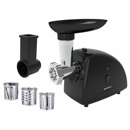 Мясорубка с насадками терки SUPRA MGS-1806T черный 592200₽