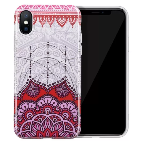 Чехол силиконовый для iPhone X/XS, HOCO, Doren series protective case, красный