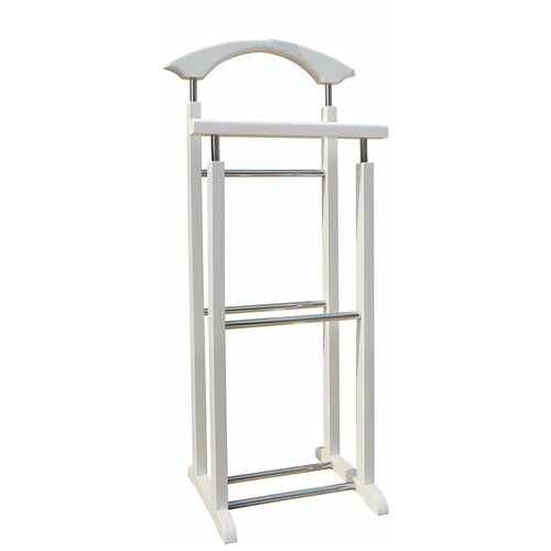 Вешалка костюмная Сириус эмаль белая