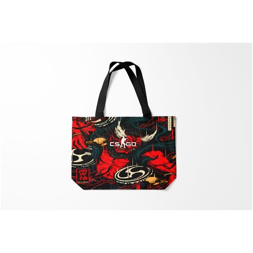 фото Сумка-шоппер / 46х35 см / геймерам / counter strike cs go burnettie