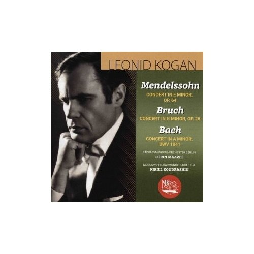 Компакт-диски, Международная Книга Музыка, леонид коган - Мендельсон / Брух / Бах (CD)