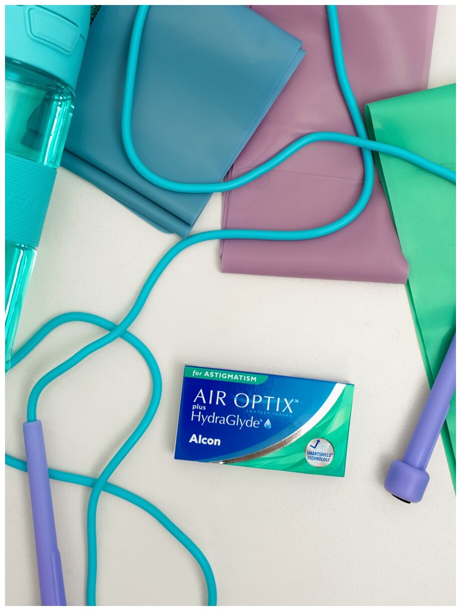 Air Optix plus HydraGlyde for Astigmatism (+0.50/-2.25/70°/8.7/3 линзы) - фотография № 14