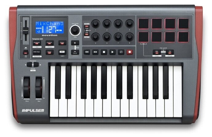 Миди клавиатура Novation Impulse 25