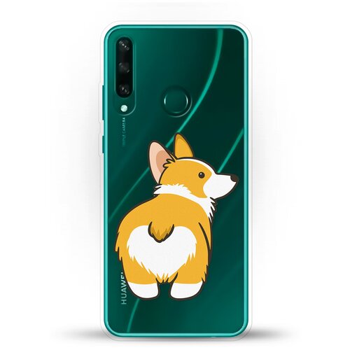 фото Силиконовый чехол корги на huawei y6p andy & paul