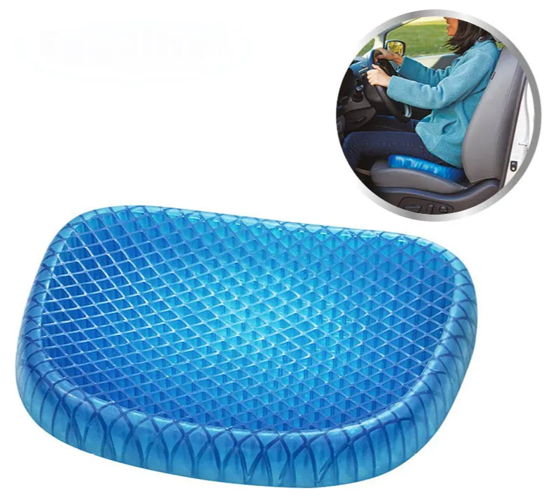 Ортопедическая, силиконовая подушка для сидения, 37 х 32 х 5 см. - фотография № 3