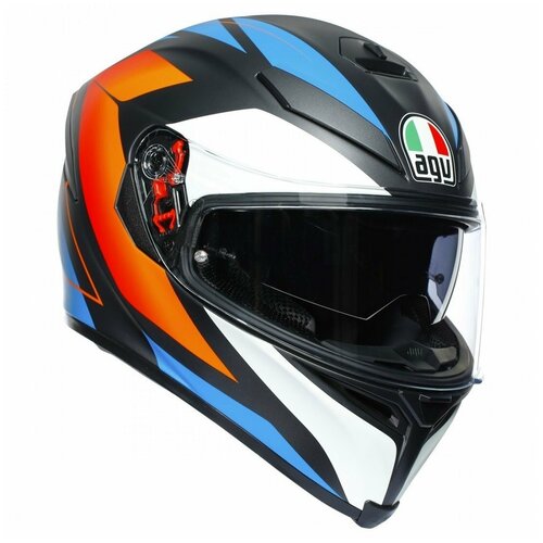 фото Шлем agv k-5 s multi core matt black/blue/orange xxl